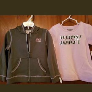 Juicy couture 2 piece jacket & shirt